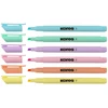 Teksta marķieri KORES HIGH LINER PASTEL, komplekts - 6 krāsas