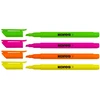 Teksta marķieris KORES HIGH LINER FINE 4 krāsu komplekts