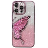 Tel Protect Butterfly Vanduo dėklas skirtas Apple iPhone 13 Pro rožinės spalvos