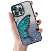 Tel Protect Butterfly Vanduo dėklas skirtas Apple iPhone 15 Pro mėlynos spalvos