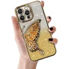 Tel Protect Butterfly Vanduo dėklas skirtas Apple iPhone 14 aukso spalvos