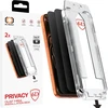 Tel Protect Dust-Free Easy Fit Privacy Full Glue 6D grūdintas stiklas, skirtas iPhone 18 Pro Max, juodas – 2 vnt.