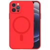 Tel Protect MagSilicone dėklas skirtas Apple iPhone 15 raudonos spalvos