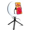 Objektyvas Žiedinė lempa SBS Mobile TESELFIERINGCLIP, LED, Juodas, Baltas, USB, 5 V, 20 cm, 200 mm