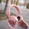 Rožinė Tellur Feel Bluetooth Over-Ear Ausinės Rožinė