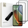 Tech-Protect Glass Fit+ 2 vnt. Grūdintas stiklas, skirtas Motorola Moto G15 / G15 Power / G05 / E15 - Juodas
