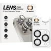 Tel Protect 3D Lens grūdintas stiklas fotoaparatui, skirtas Iphone 18 Pro/18 Pro Max, juodas (3 vnt. objektyvų)