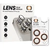 Tempered glass Tel Protect 3D Lens on camera for Iphone 17 Pro/17 Pro Max oranžinis (lens 3 pieces)