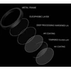 Tel Protect Titanium Lens 99% AR grūdintas stiklas kamerai, skirtas Iphone 18 Pro/18 Pro Max, juodas (3 vnt. lęšių)