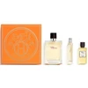 Terre D'hermes by Hermes EDT SPRAY 3.3 OZ & HAIR and BODY SHOWER GEL 1.35 OZ & EDT SPRAY 0.5 OZ MINI for MEN