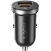 TFO Telforceone Maxlife MXCC-05 PD QC car charger 1x USB-C 1x USB 35W juodas
