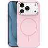 TFO Plonas silikoninis Mag dėklas, skirtas iPhone 17 Pro Max 6,9" / 18 Pro Max 6,9", šviesiai rožinis