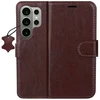 TFO Išmanusis „Luxe“ odinis dėklas, skirtas Samsung Galaxy S26 Ultra, rudas