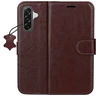 Telforceone TFO „Smart Luxe“ odinis dėklas, skirtas „Samsung Galaxy S26“, rudas