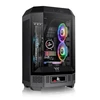 Thermaltake The Tower 300, Tower tipo korpusas - juodas, grūdintas stiklas