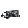 Chłodzenie wodne Thermaltake Thermaltake TOUGHLIQUID 280 EX Pro ARGB Sync viskas viename skysčio aušintuvas 280mm, vandens aušinimas (juodas)