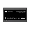 Thermaltake Toughpower SFX Platinum 850W, PC-power supply - juodas, 1x 12VHPWR, 2x PCIe, cablemanagement, 850 Watt