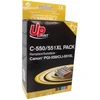 UPrint Ink C-551XL-PACK / CLI551 rašalas, 2x juodas, 1x žydras, 1x purpurinis 1x, geltonas