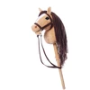 Tootiny Koń na kiju Hobby Horse HOPPIHORSE A4 smėlio spalva