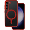 Fusion Accessories Acrylic Color Magsafe dėklas skirtas Samsung Galaxy S25 FE red