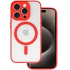 Fusion Accessories Topt Acrylic Color Magsafe dėklas skirtas Apple iPhone 16 Pro raudonos spalvos