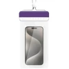 Toptel Topt Vandeniui atsparus dėklas – Type 3 violetinės spalvos-baltos spalvos (230×118 mm)