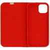 Fusion Accessories Topt Book dėklas su rėmeliu skirtas Huawei P10 Lite raudonos spalvos