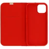 Fusion Accessories Topt Book dėklas su rėmeliu skirtas Xiaomi Redmi 9T raudonos spalvos