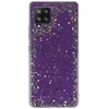 Toptel Topt Brilliant skaidrus dėklas skirtas Samsung Galaxy A42 5G violetinės spalvos
