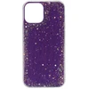 Toptel Topt Brilliant skaidrus dėklas skirtas Apple iPhone 12 Pro Max violetinės spalvos