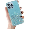 Toptel Topt Brilliant skaidrus dėklas skirtas Apple iPhone 13 Pro mėlynos spalvos