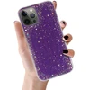 Toptel Topt Brilliant skaidrus dėklas skirtas Apple iPhone 12 Pro Max violetinės spalvos