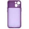 Fusion Accessories Topt Camshield Soft dėklas skirtas Apple iPhone 13 Pro Max violetinės spalvos