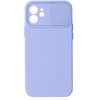 Fusion Accessories Topt Camshield Soft dėklas skirtas Apple iPhone 12 Light violetinės spalvos