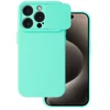 Toptel Topt Camshield Soft dėklas skirtas Apple iPhone 15 Pro Max mėtų spalvos