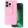 Toptel Topt Camshield Soft dėklas skirtas Apple iPhone 13 Pro Light rožinės spalvos