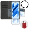 Fusion Accessories Topt Dėklas BOOK COMMON Universali (Dydis M) skirtas Samsung S21/S10/Note/Note 2/Note 3/Huawei P30 Lite/P9/P9 Lite/Sony Xperia Z3/Z4/Z5 raudonos spalvos