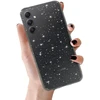 Toptel Topt Crystal Glitter dėklas skirtas Samsung Galaxy A34 5G sidabro spalvos