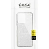 Fusion Accessories Topt Crystal Glitter dėklas skirtas Xiaomi Redmi 14C sidabro spalvos
