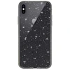 Toptel Topt Crystal Glitter dėklas skirtas Apple iPhone X/XS (5,8″) sidabro spalvos