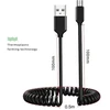 Oem Topt Susuktas kabelis – USB į Micro USB – 2A 1 metras juodos spalvos