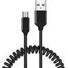 Oem Topt Susuktas kabelis – USB į Micro USB – 2A 1 metras juodos spalvos