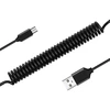 Oem Topt Susuktas kabelis – USB į Micro USB – 2A 1 metras juodos spalvos