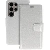 Fusion Accessories Liavec Glitter Magsafe Book dėklas skirtas Samsung Galaxy S24 Plus sidabro spalvos
