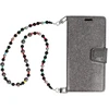 Fusion Accessories Liavec Glitter Magsafe Book dėklas skirtas Samsung Galaxy S24 Plus juodos spalvos
