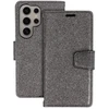Fusion Accessories Liavec Glitter Magsafe Book dėklas skirtas Samsung Galaxy S24 Plus juodos spalvos