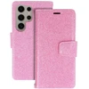 Fusion Accessories Liavec Glitter Magsafe Book dėklas skirtas Samsung Galaxy S24 Plus rožinės spalvos