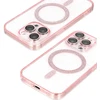 Fusion Accessories Topt Glitter Magsafe Dėklas skirtas Apple iPhone 17 Pro Max rožinės spalvos