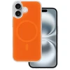 Fusion Accessories Tel Protect Glossy Magsafe dėklas skirtas Apple iPhone 16 oranžinės spalvos