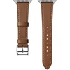 Toptel Topt Leather apyrankė skirta Apple Watch 38/40/41 design 1 rudos spalvos